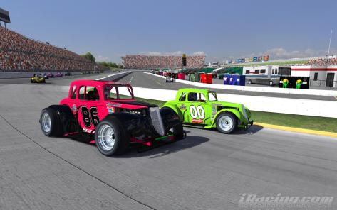 Clean racing on display